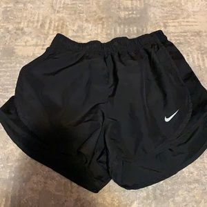 black Nike shorts